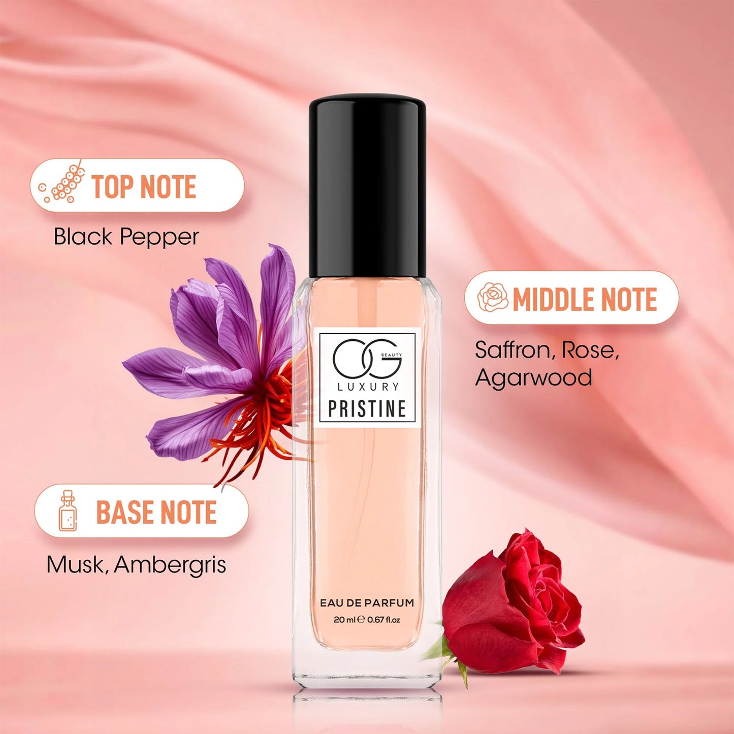 OG Beauty Luxury Pure Elegance Eau De Parfum Gift - (4 Pc / Set / 20 ML)