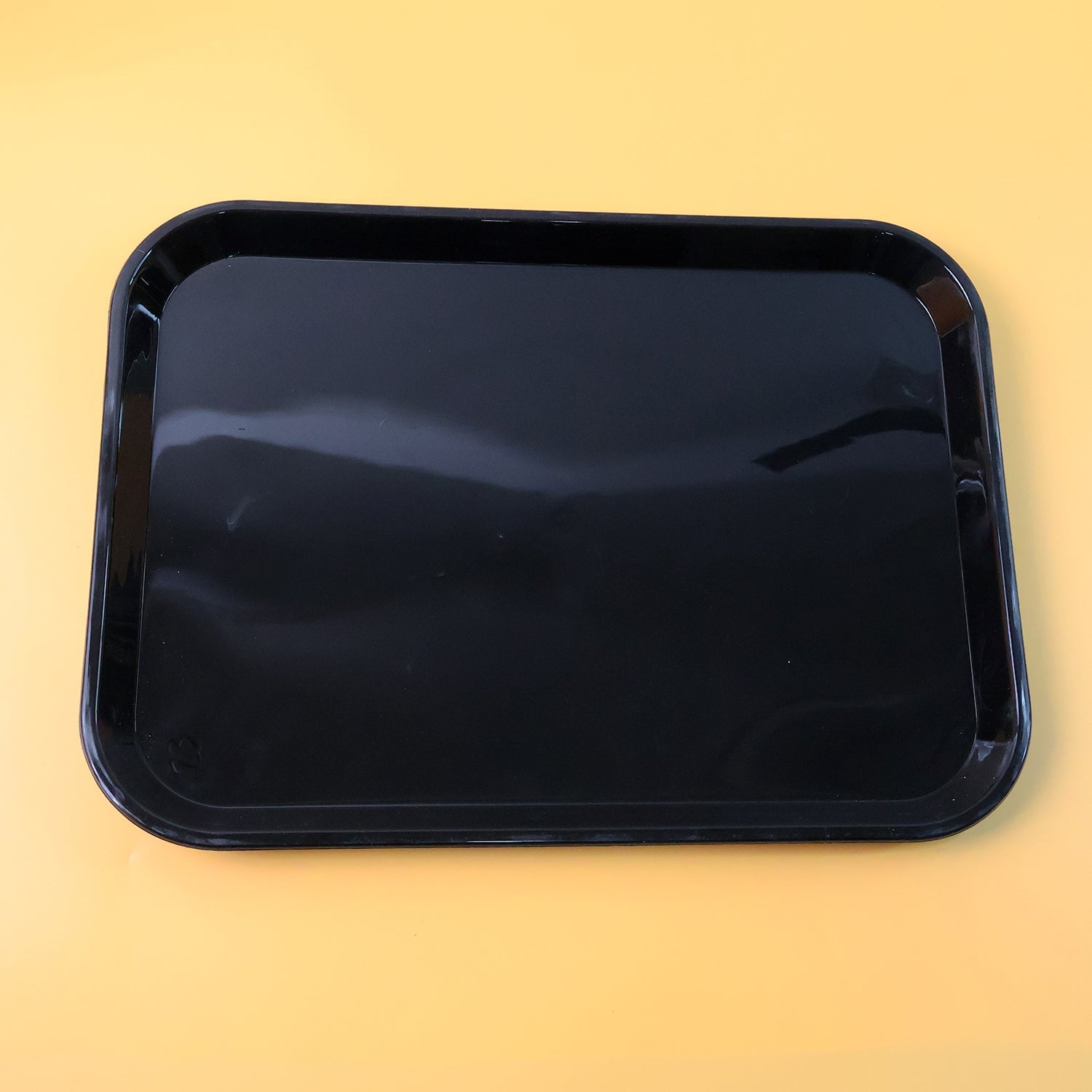 Plastic Serving Tray / Plate â€“ 40 Ã— 30 cm (1 Pc / Black)