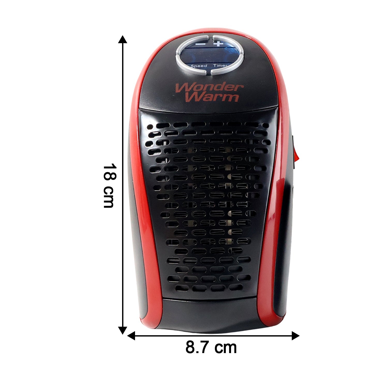 Wonder Warm 400W Wall Plug Room Heater (Without Remote, 1 Pc)