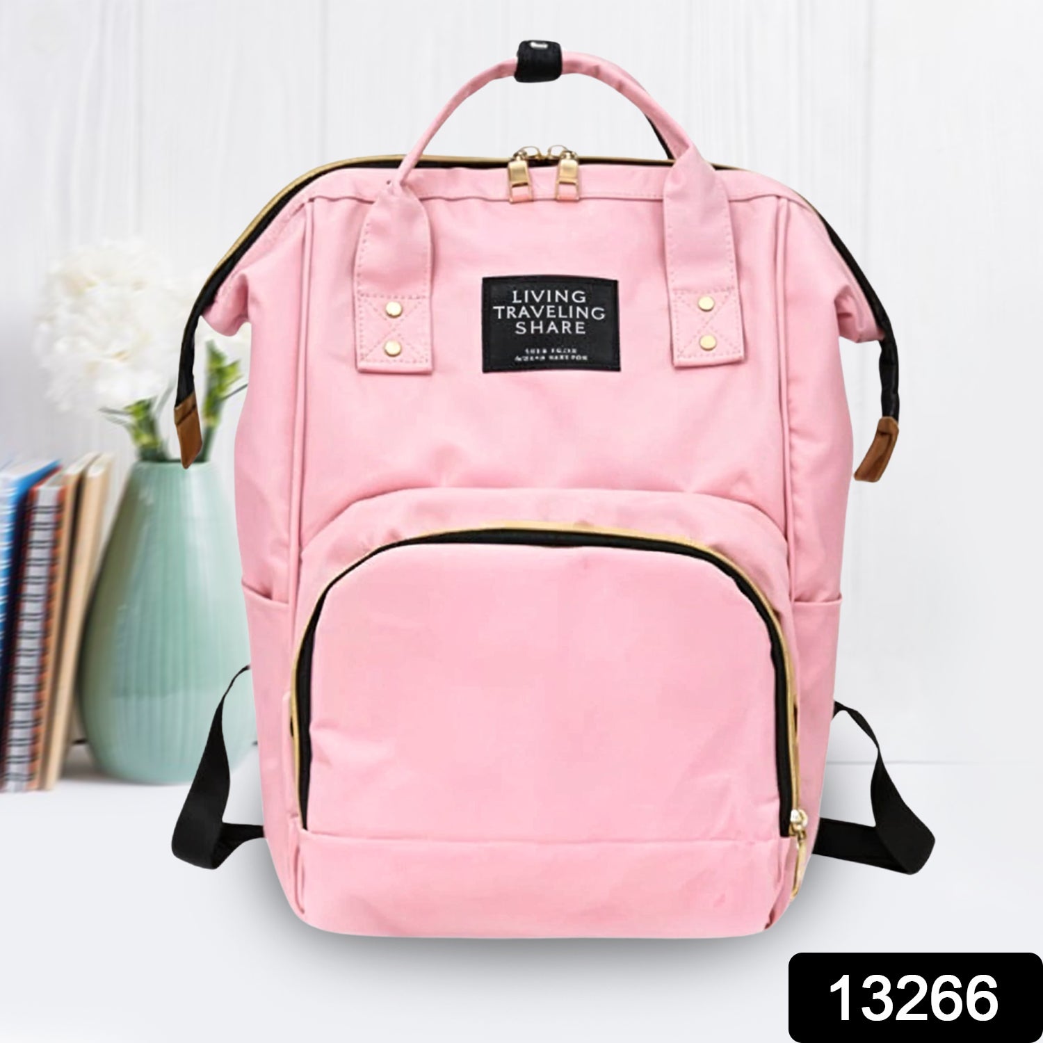 Multipurpose Large Capacity Mom's Backpack Diaper Bag (1 Pc)