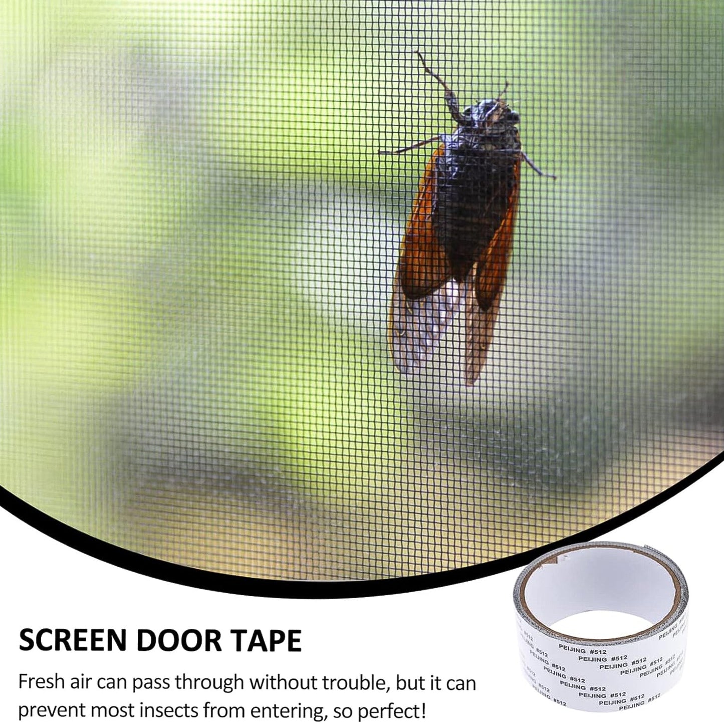 Self-Adhesive Mosquito Net Repair Tape â€“ 2M x 5CM Roll â€“ 1 Pc