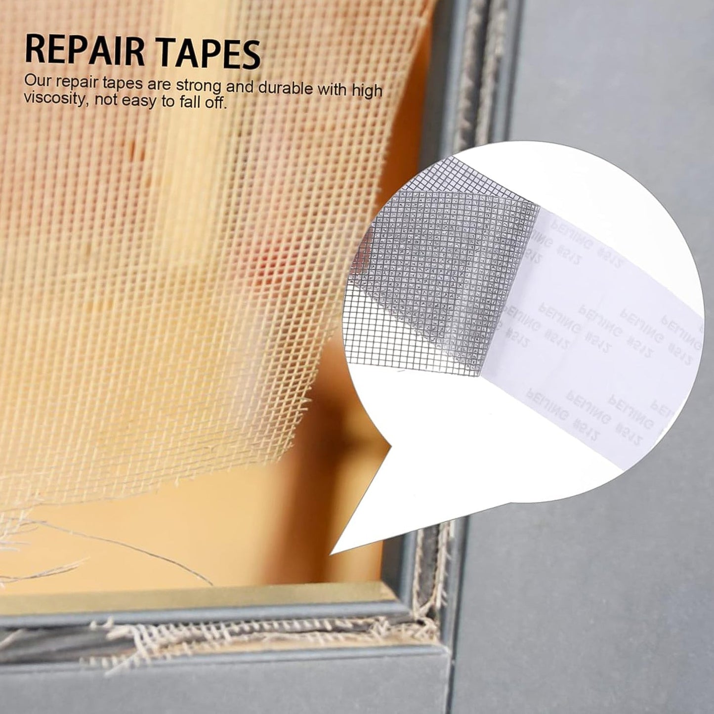 Self-Adhesive Mosquito Net Repair Tape â€“ 2M x 5CM Roll â€“ 1 Pc