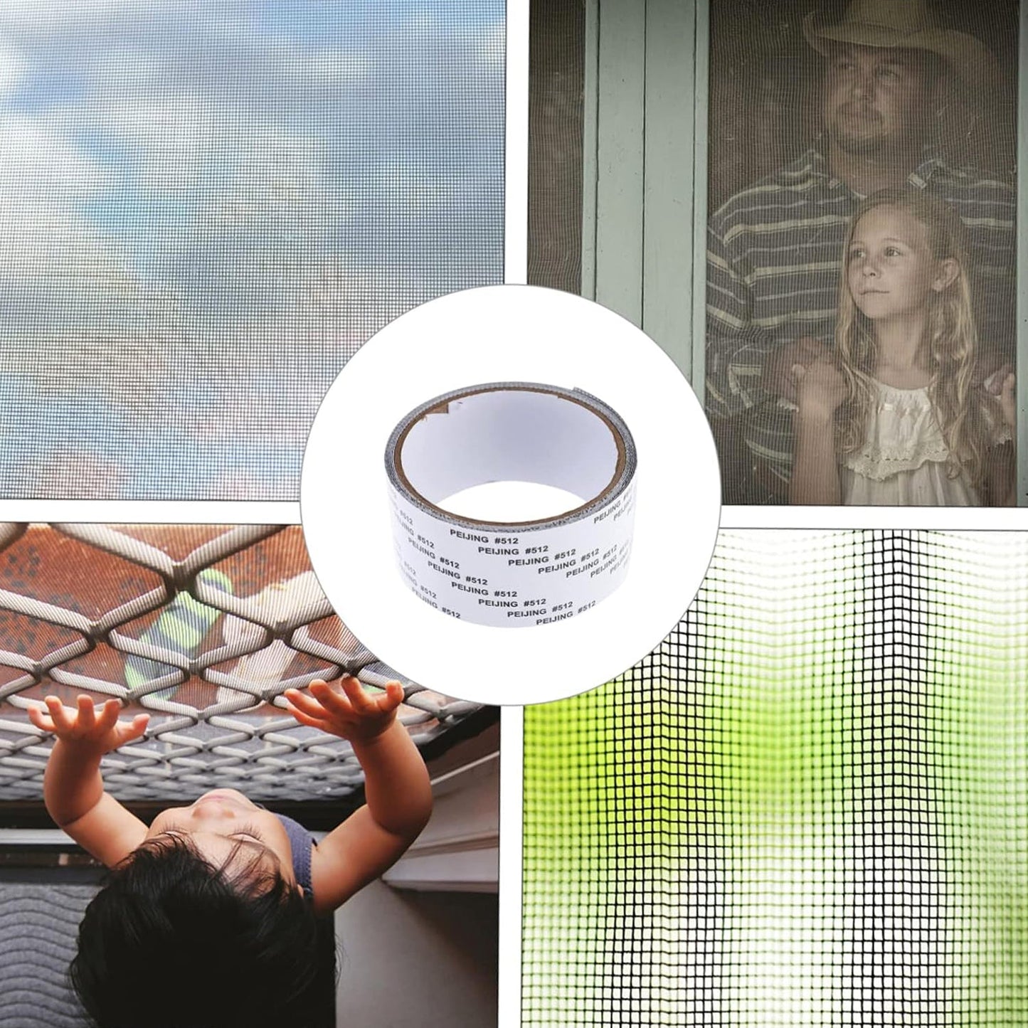 Self-Adhesive Mosquito Net Repair Tape â€“ 2M x 5CM Roll â€“ 1 Pc