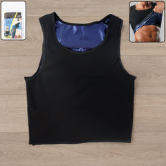 Menâ€™s Slim Fit Sweat Shaper Tank Top (S/M, 1 Pc)