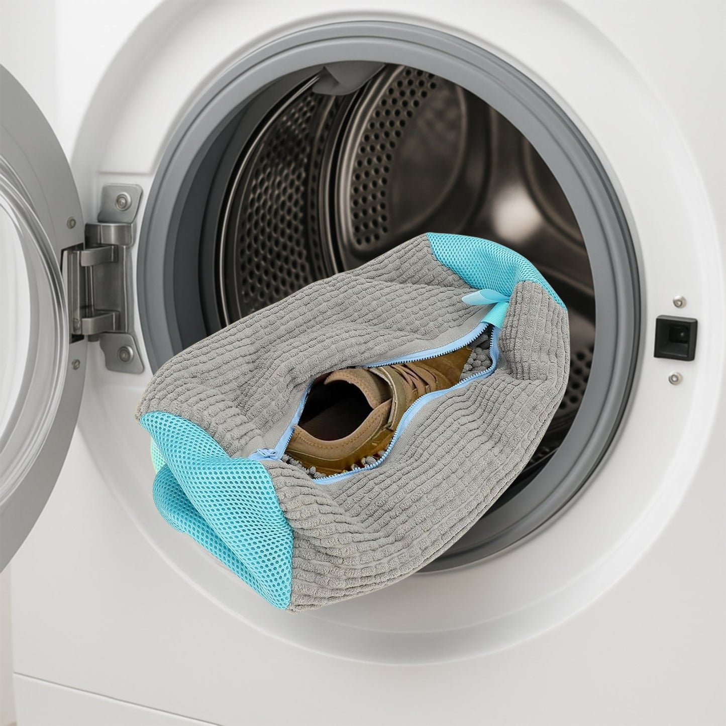 Heavy-Duty Reusable Shoe Washing Bag for Washing Machine (1 Pc) -01