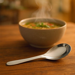 Apex Premium Stainless Steel Soup Spoon Set â€“ 6 Pieces