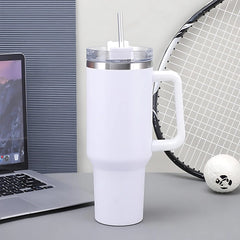 Customize / personalized White Extra Large Insulated Travel Mug, Tumbler (1200ML - 1 Pc)