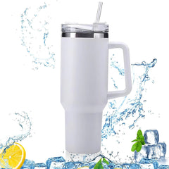 Customize / personalized White Extra Large Insulated Travel Mug, Tumbler (1200ML - 1 Pc)