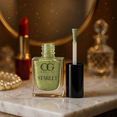 Beauty Gold Sparkle Nail Paint