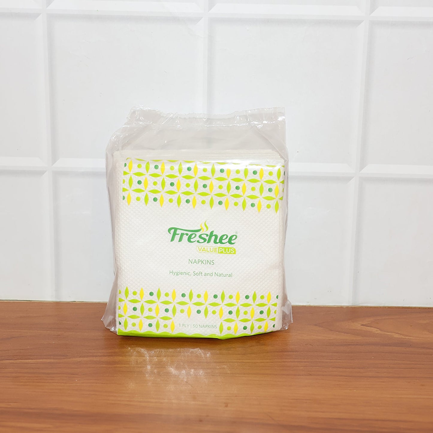 Freshee Premium Ultra-Soft Disposable Paper Napkins â€” 50 Pc (23 x 25 cm)