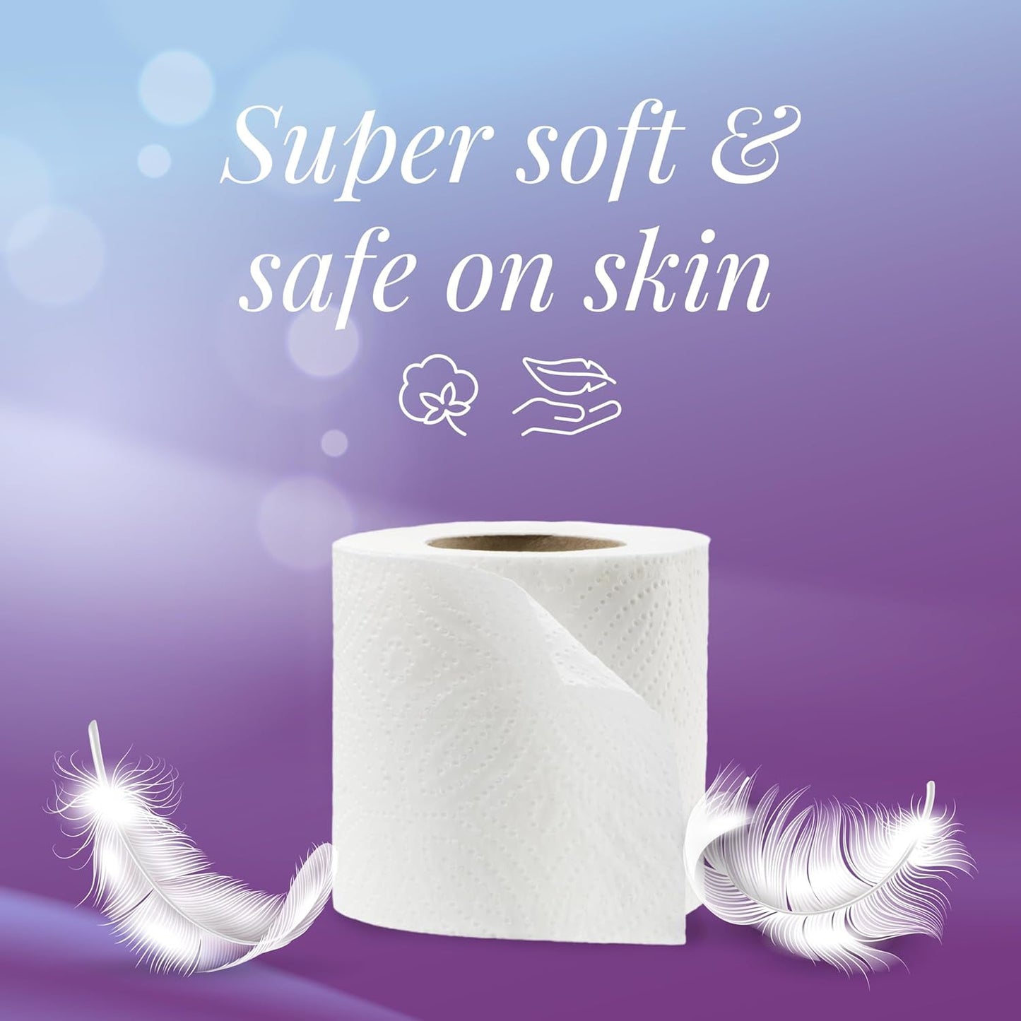 Toilet Tissue Rolls â€“ Soft Embossed Bathroom Tissue, 220 Sheets Ã— 10 Rolls