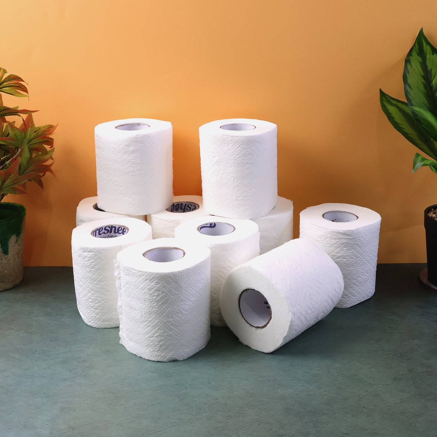 Toilet Tissue Rolls â€“ Soft Embossed Bathroom Tissue, 220 Sheets Ã— 10 Rolls