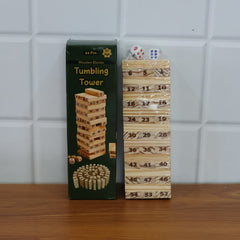 Tumbling Tower Wooden Blocks Game - (Set)