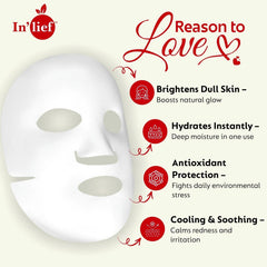 Inâ€™lief Vitamin C 0.5% Hydrating & Brightening Facial Sheet Mask (1 Pc)