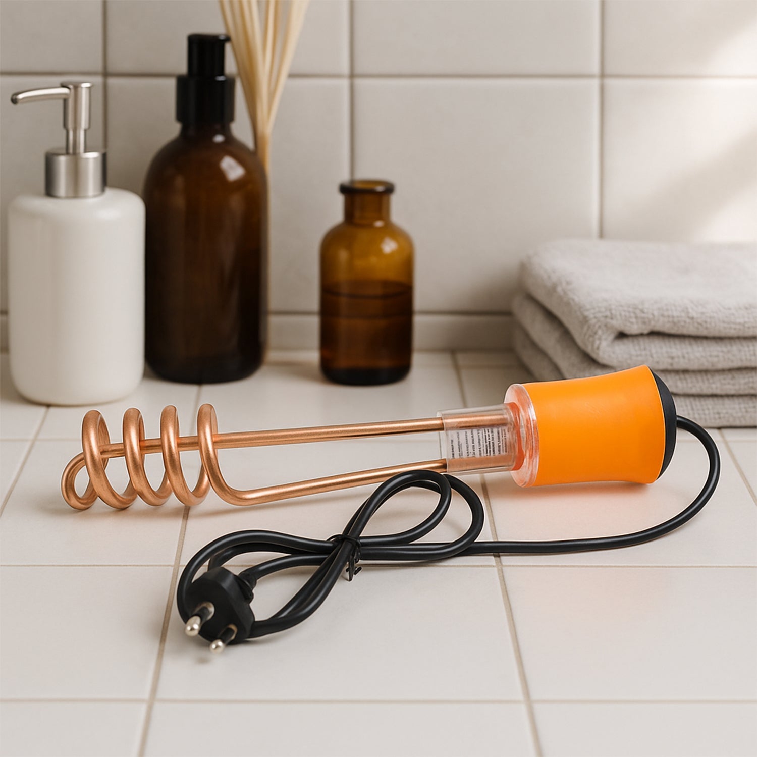 Immersion Water Heater Rod with Copper Heating Element