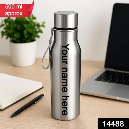 Customize Premium Stainless Steel Water Bottle Approx 500ml (1 Pc)