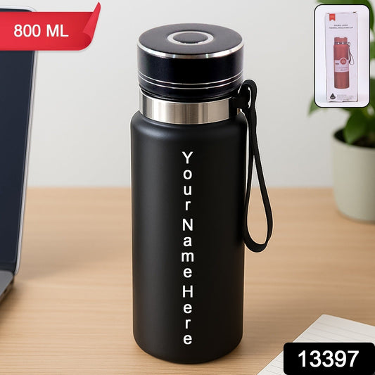 Customize Double Stainless Steel Wall Flask Vacuum Insulated Water Bottle (800 ML)