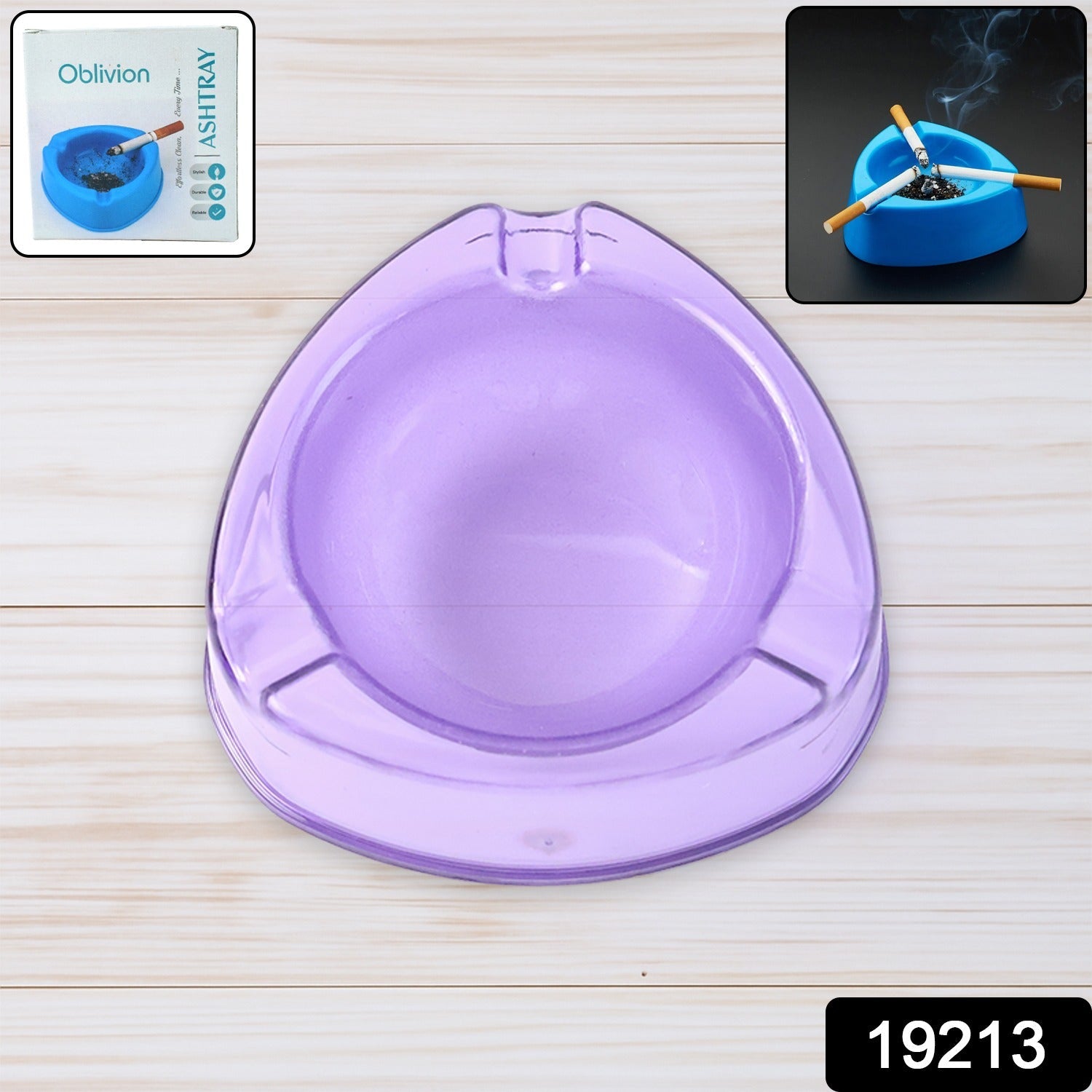 Oblivion Heavy-Duty Plastic Ashtray