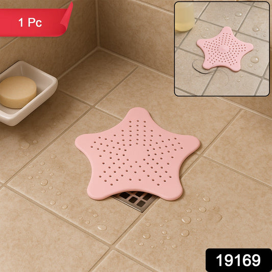 Silicone Starfish Drain Filter for Bathroom Sink â€“ Baby Pink