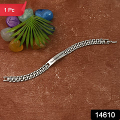 Customized / Personalized Stainless Steel Bracelet for Men (1 Pc)