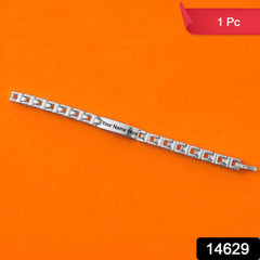 Customized Silver Link Bracelet (1 Pc)