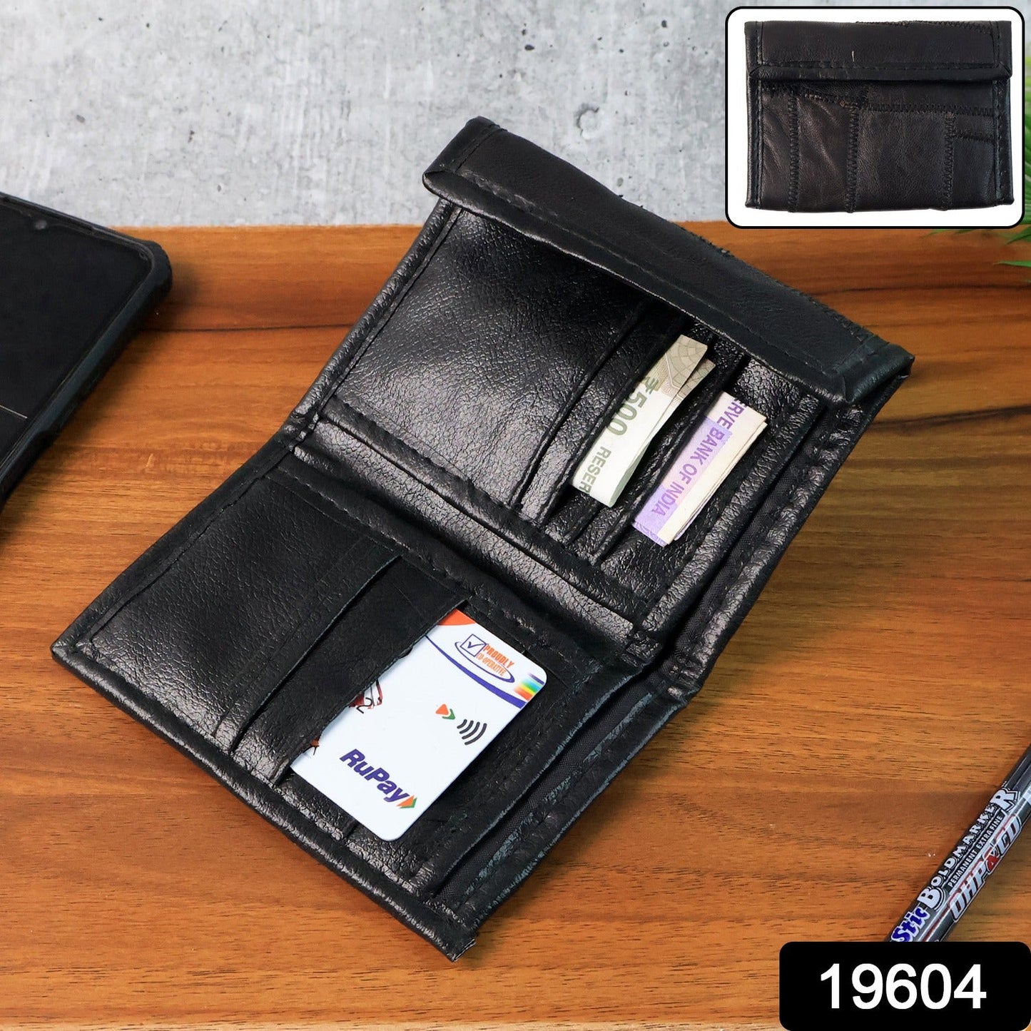 Classic Genuine Bi-Fold Menâ€™s Wallet