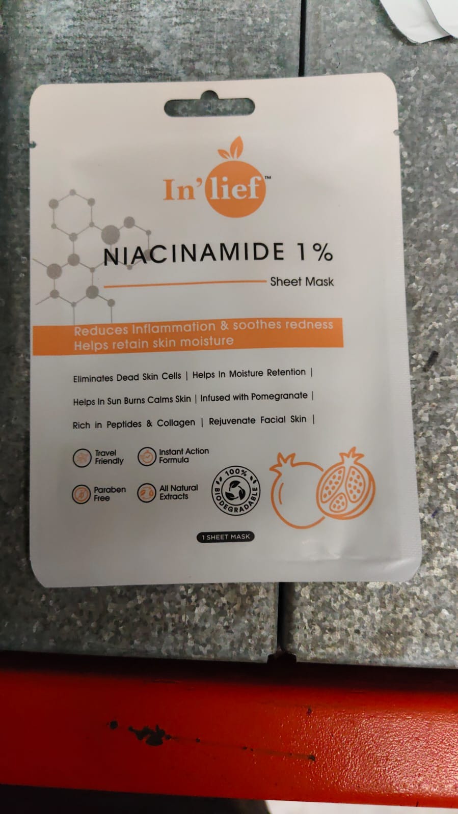 Inâ€™lief Niacinamide 1% Hydrating & Calming Facial Sheet Mask (1 Pc)