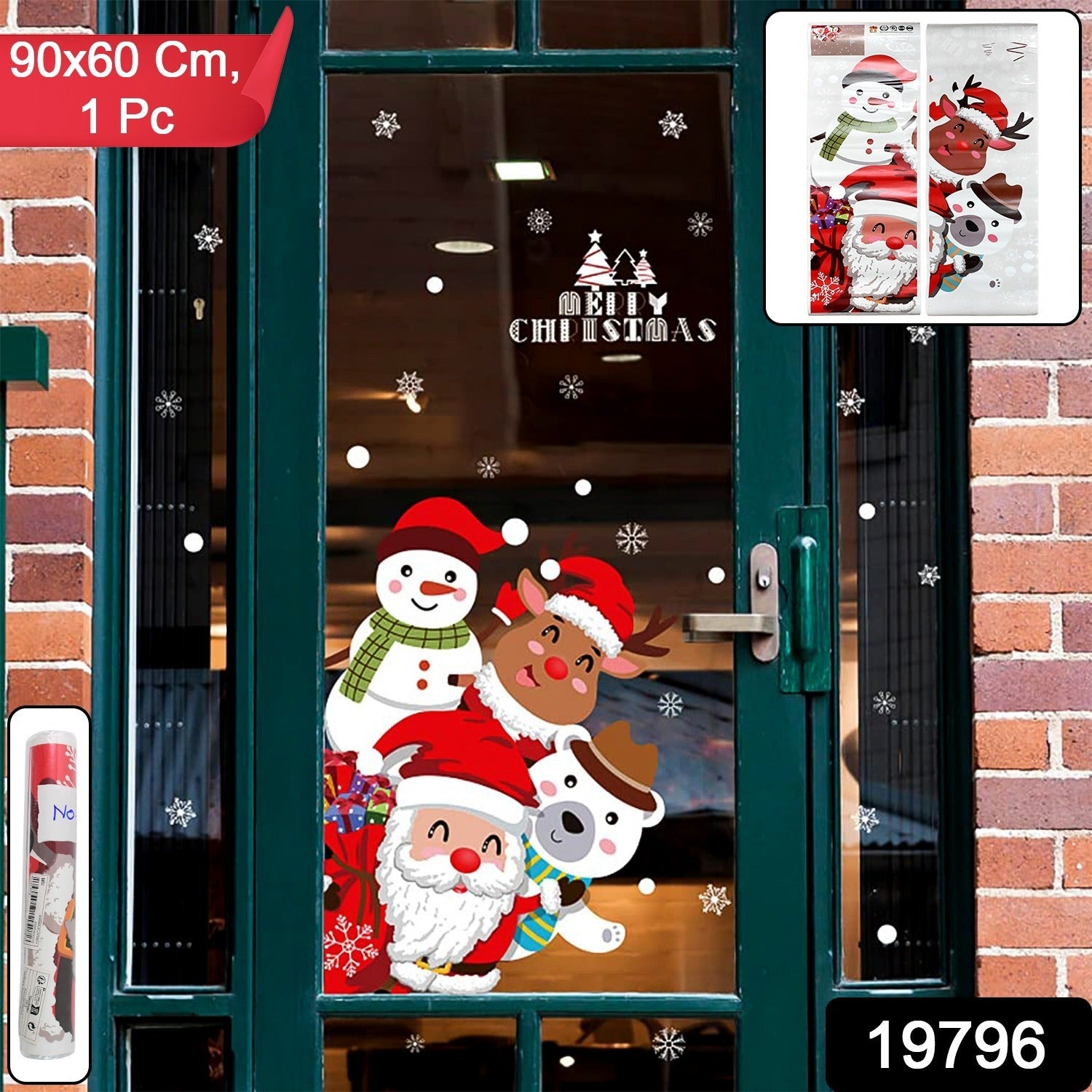 Christmas Theme Wall & Glass Sticker