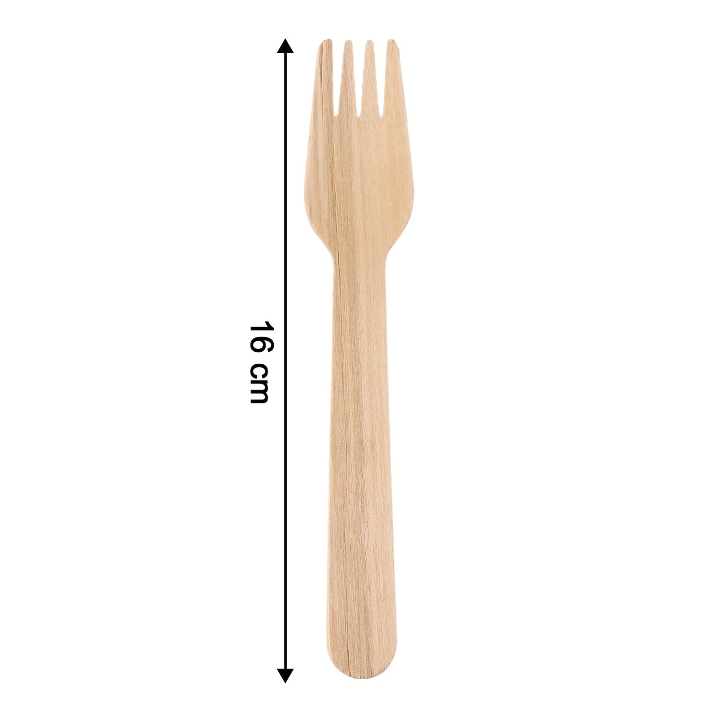 Freshee 160mm Wooden Fork â€“ 30 Pcs Pack