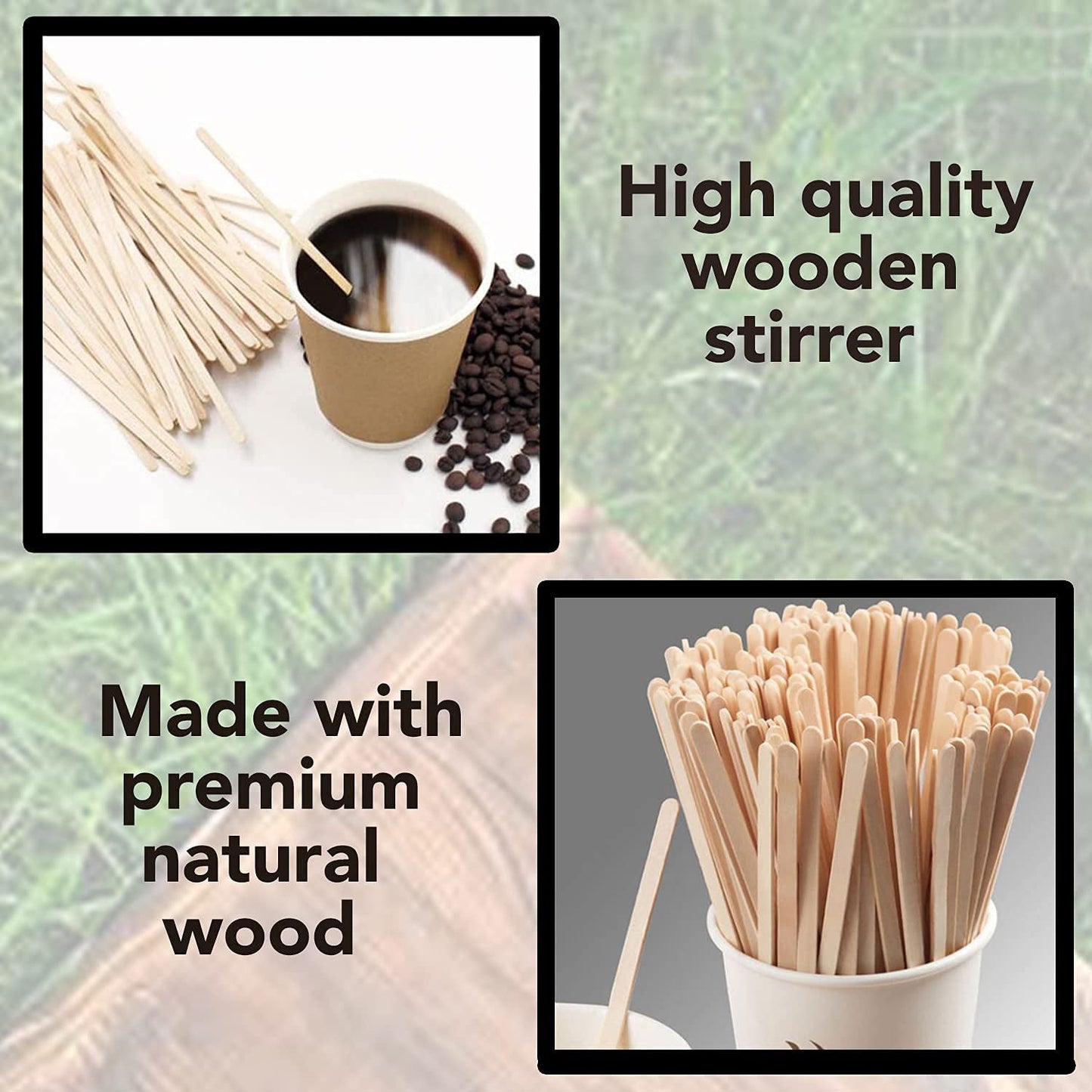 Freshee Wooden Coffee Stirrers 140Ã—5Ã—1 mm â€“ 30 Pcs Pack