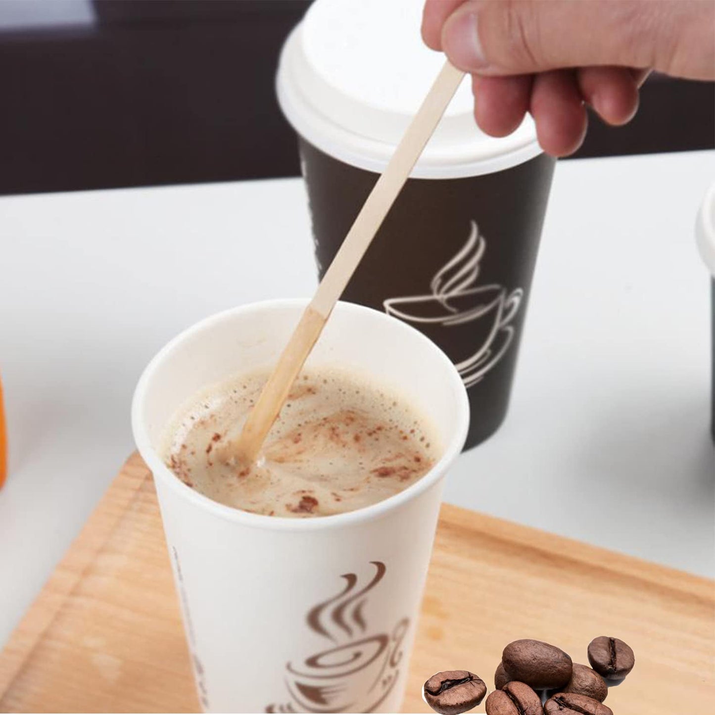 Freshee Wooden Coffee Stirrers 140Ã—5Ã—1 mm â€“ 30 Pcs Pack