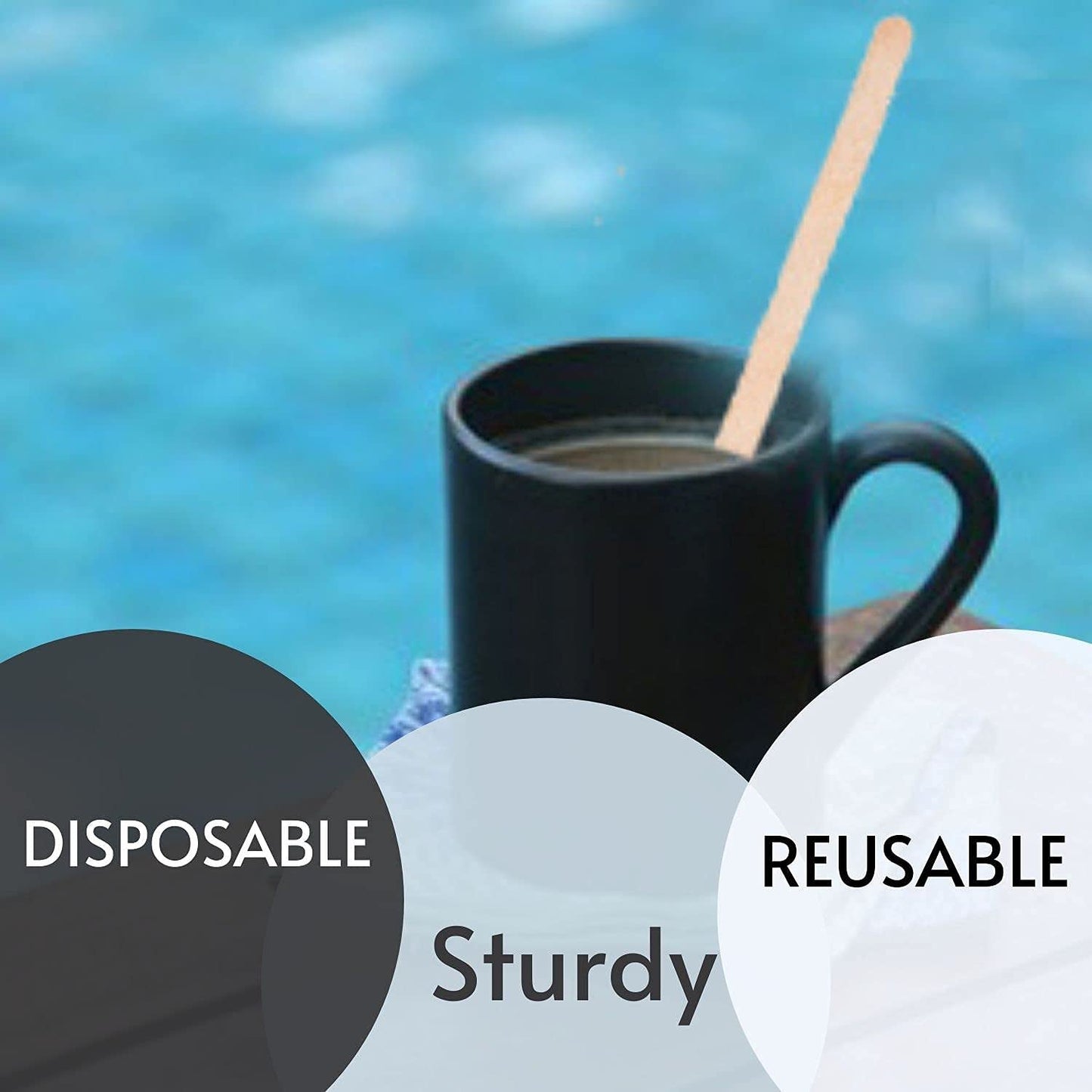 Freshee Wooden Coffee Stirrers 140Ã—5Ã—1 mm â€“ 30 Pcs Pack