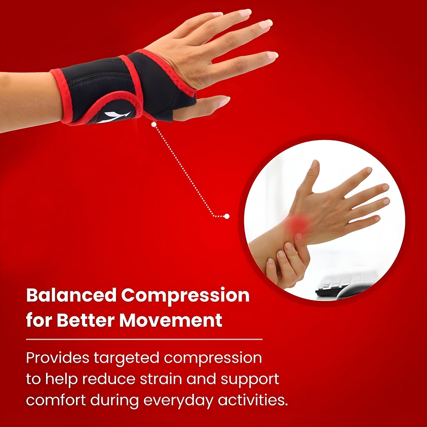 Adjustable Wrist Support Brace (1 Pc)