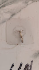 Self Adhesive Transparent Wall Hook (1 Pc)