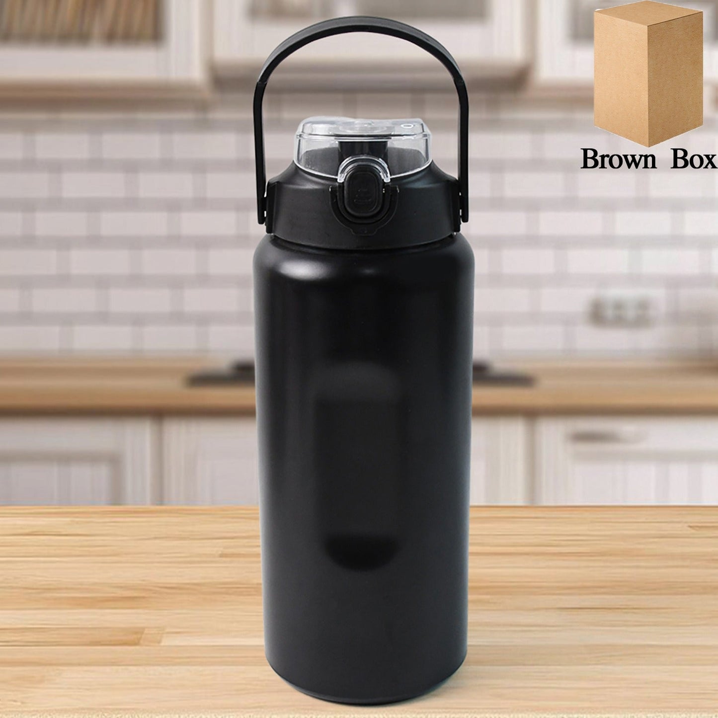 Customize Large Capacity Stainless Steel Insulated Water Bottle 1600ML (1 Pc)
