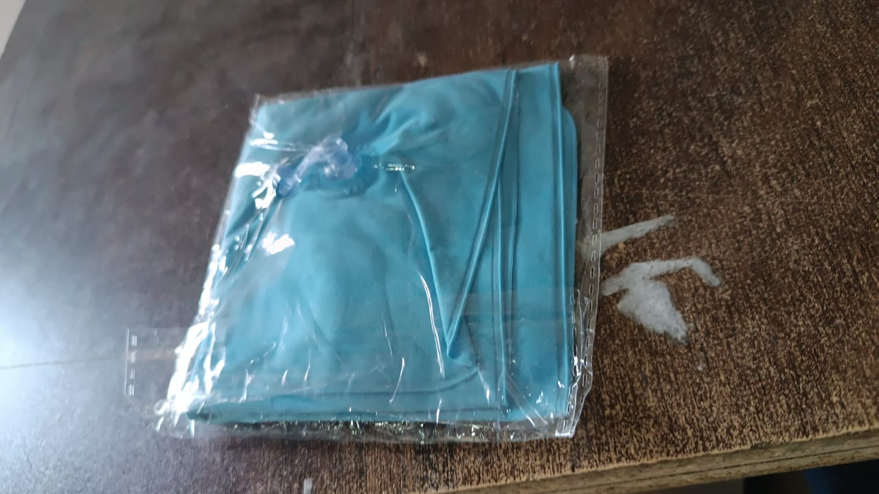 Comfortable Inflating Travel Pillow (34Ã—21 Cm / 1 Pc / Mix Color)