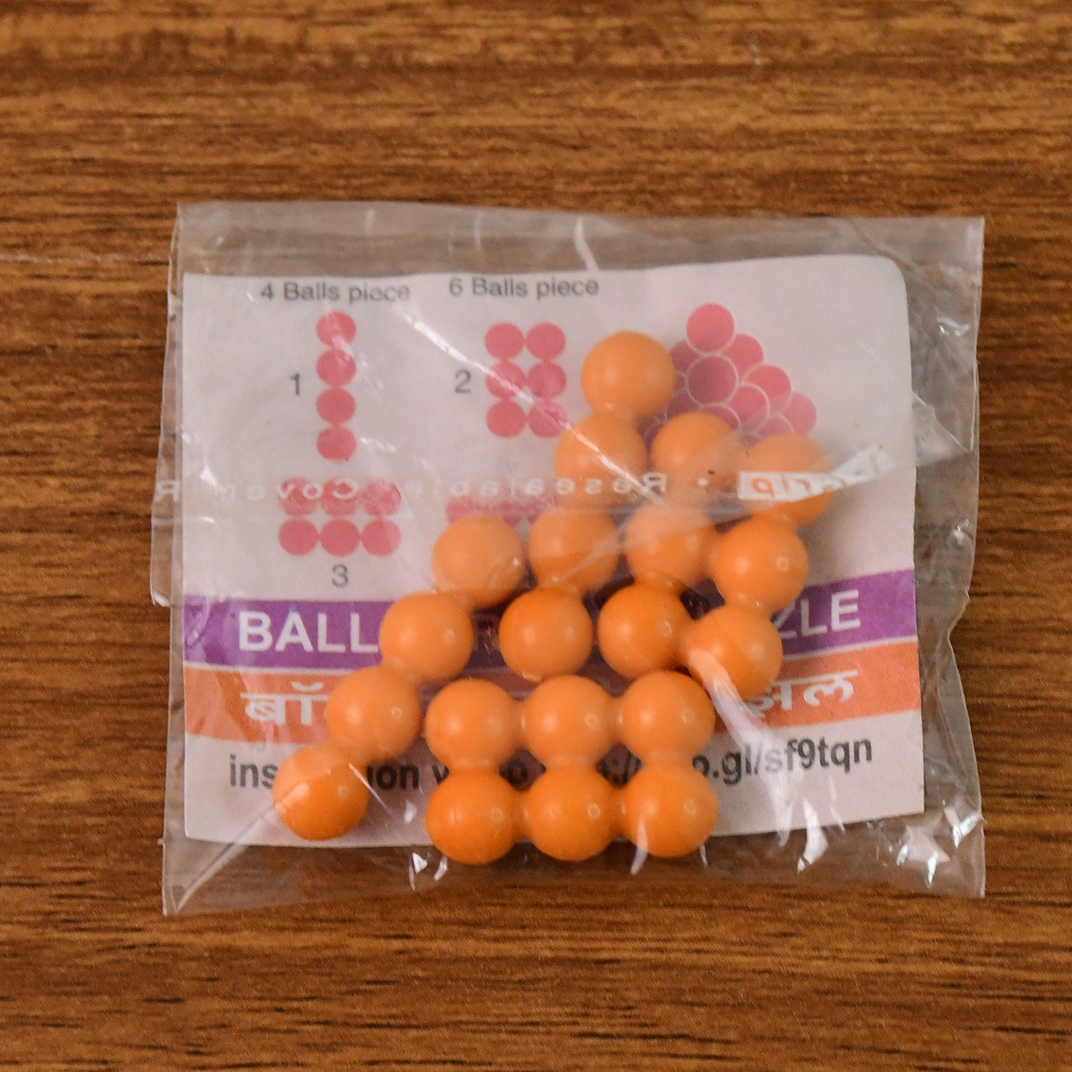 Ball Pyramid Toy â€“ 3D Puzzle Building Brain Teaser Toy