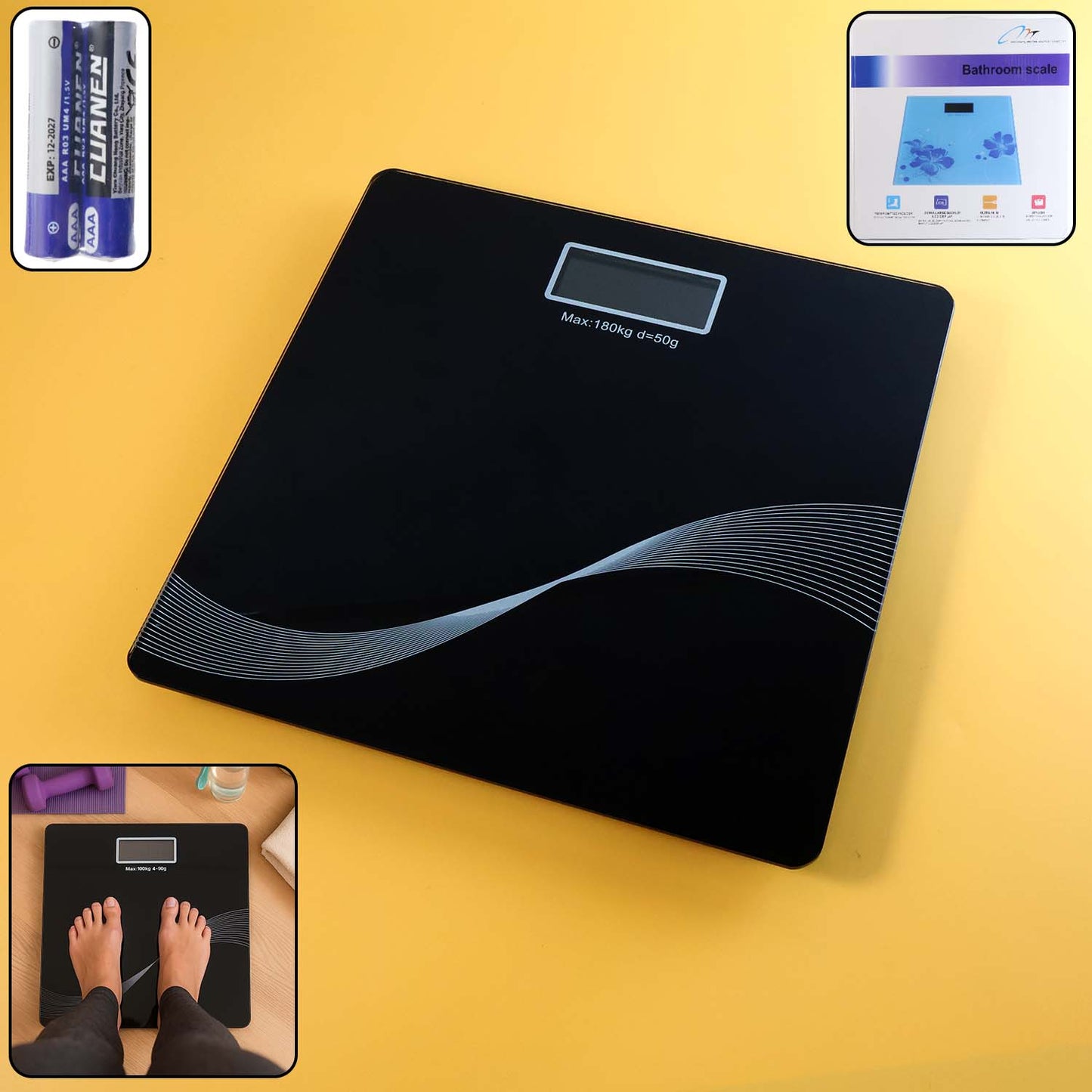 Digital Personal Body Weight Scale (1 Pc)