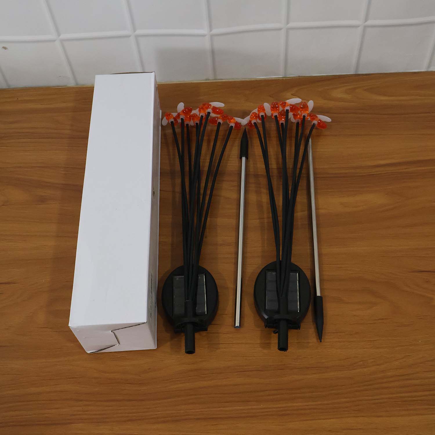 Outdoor solar firefly decorative lamps