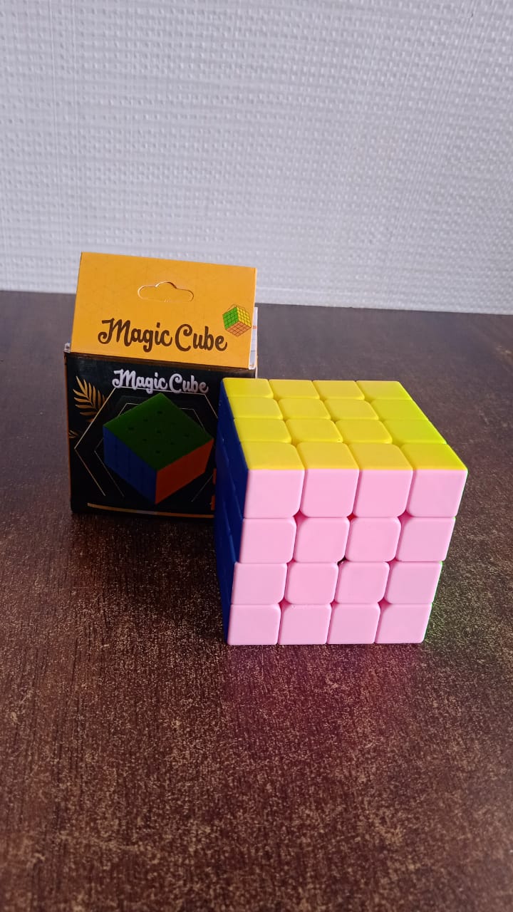 4x4 Magic Speed Cube Puzzle for Kids & Adults (1 Pc)