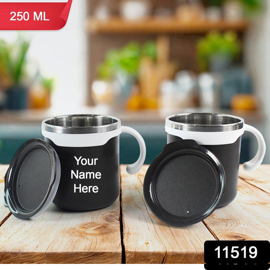 Customize 2 Pcs Premium Mocha Mug Set 250 ml