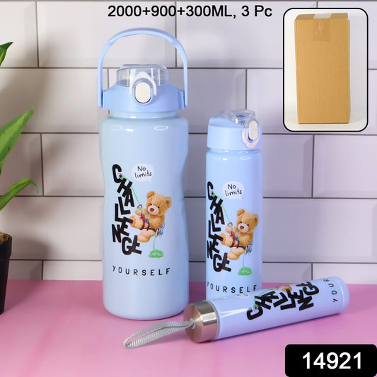 Premium Water Bottles â€“ 2000ML + 900ML + 300ML (Set)