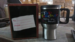 Stainless Steel Insulated Travel Mug - Double-Walled Vacuum Cup with Lid & Handle, Tumbler