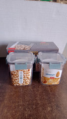 Apex Press Nâ€™ Lock Airtight Food Storage Container Set (2Pc/900ml) Approx