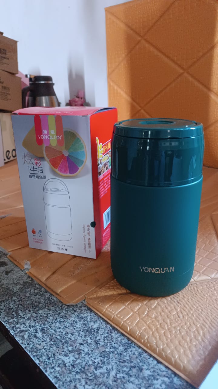 Stainless Steel Insulated Vacuum Double Wall Bottle (1000 ml)