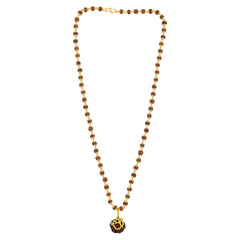 Rudraksh Mala with 5 Mukhi Rudraksh Pendant For Men and Boys