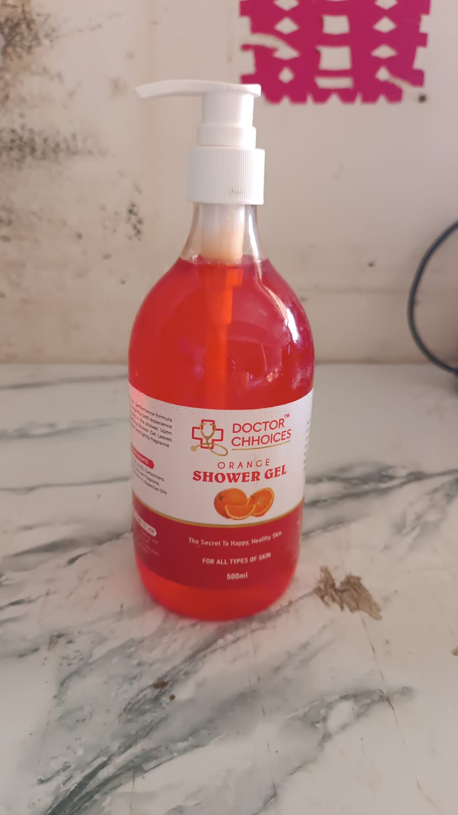 Doctor Chhoices Orange Shower Gel – 500ml (1 Pc)