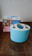 Multipurpose Bathroom Toothbrush and Utility Holder Stand with Multiple Slots (1 Pc)