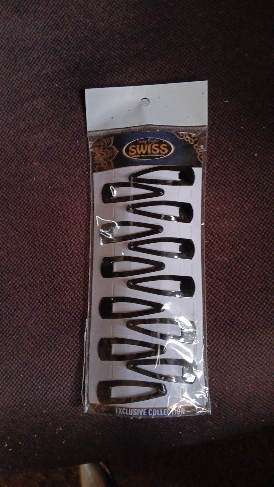 Metal Tik Tak Hair Clips (12 Pcs Set), Hair accessories