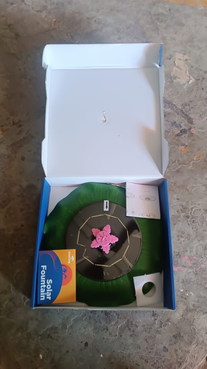 Solar-Powered Floating Fountain Pump for Ponds